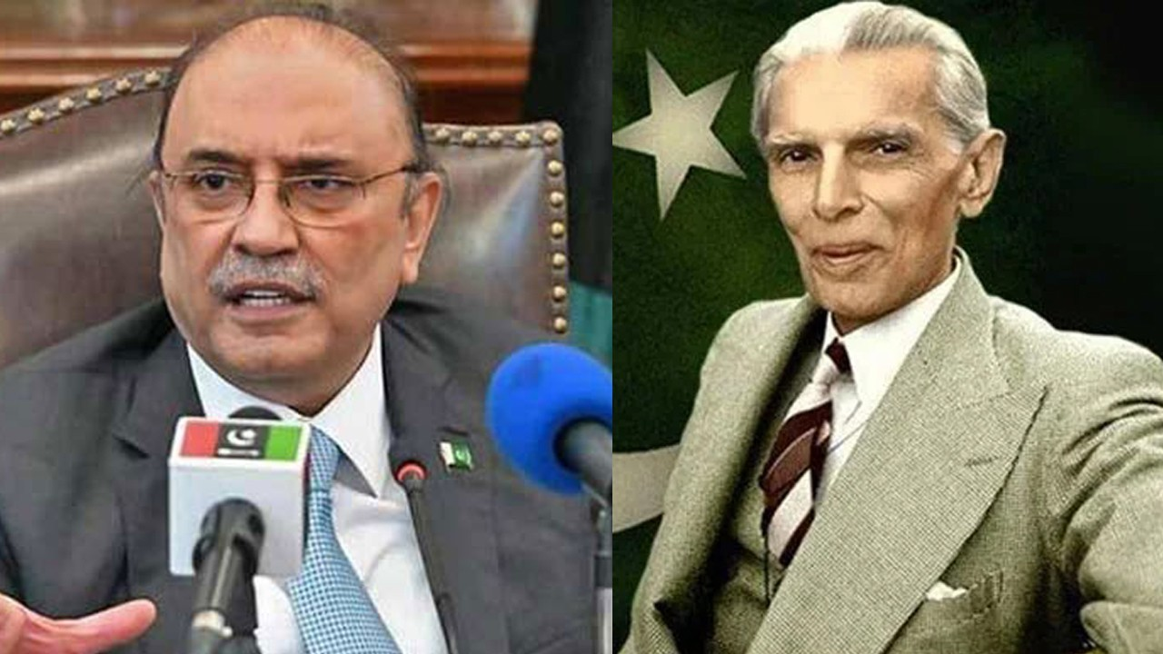 On Quaid-e-Azam’s 77th death anniversary, President Asif Ali Zardari paid tribute to the Father of the Nation, urging Pakistanis to embrace Jinnah’s vision of unity, justice, equality, and democracy to overcome today’s challenges.
