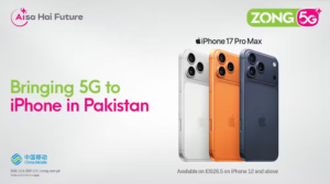 Zong Enables 5G on iPhones in Pakistan Through Latest iOS Update