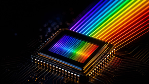 Rice-Sized Chip Produces “Rainbow Light” That Could Help Power Future 6G Networks